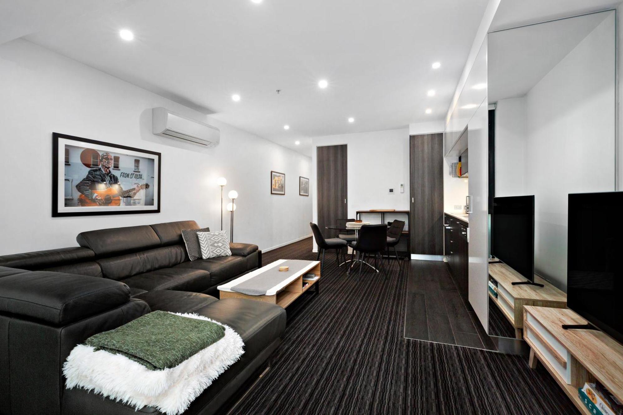 Modern Quiet 1 & 2 Bed Apt Opposite Albert Park Melbourne Exterior foto
